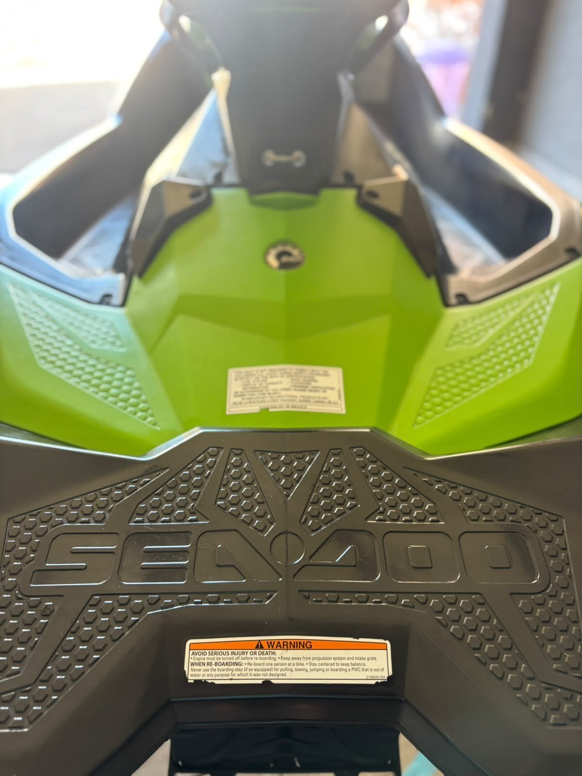 Popa con logo Sea-Doo