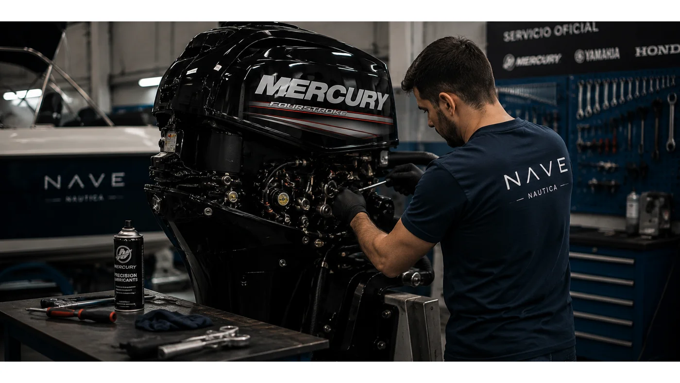 Servicios oficiales de motores náuticos — NAVE Náutica